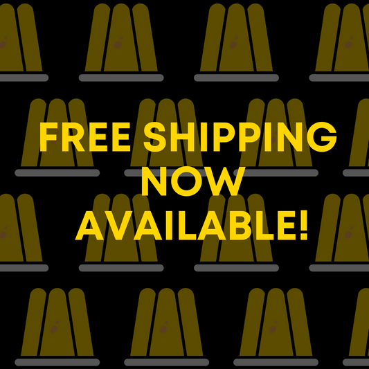 FREE SHIPPING NOW AVAILABLE!