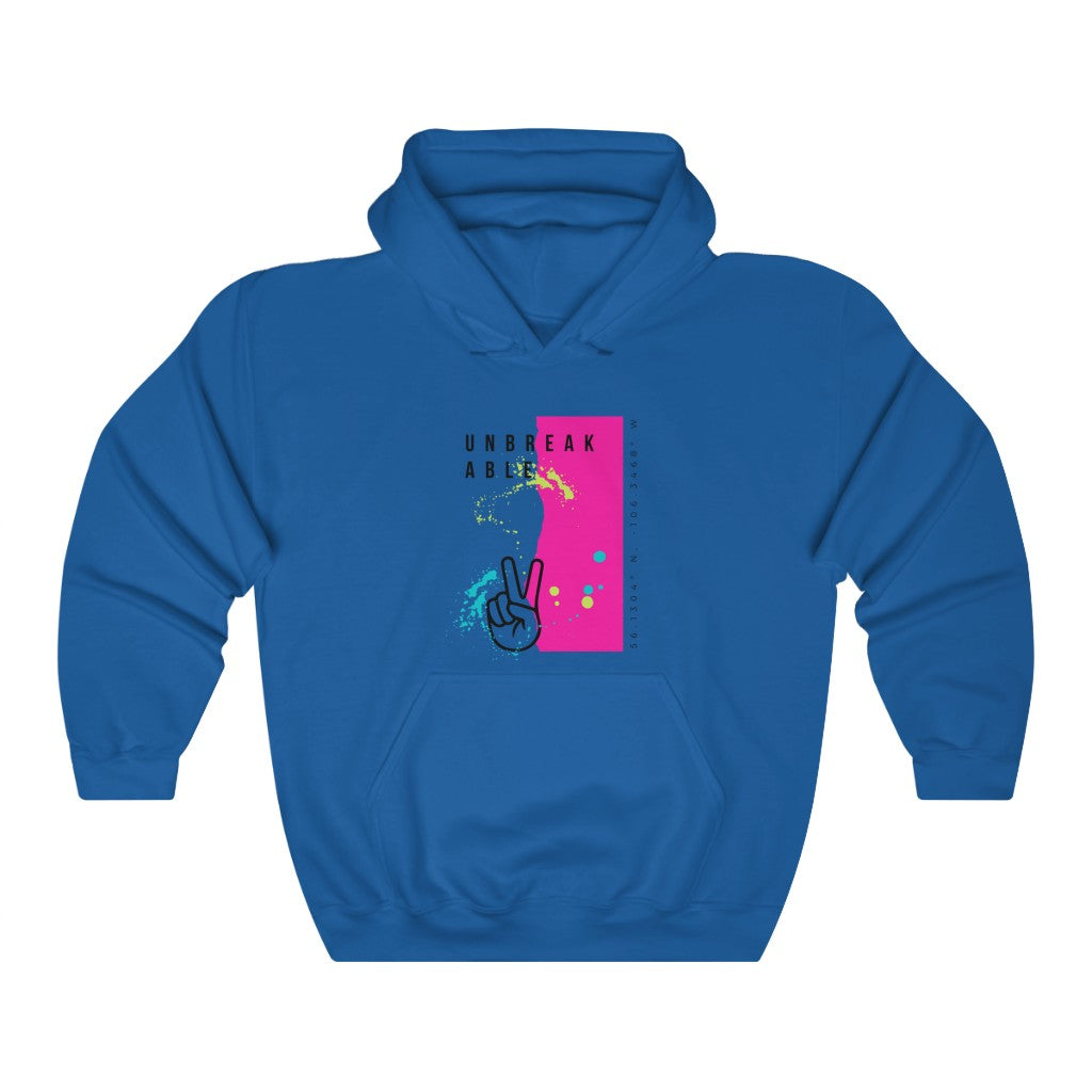 "Unbreakable" - Hoodie (Canadian version - Royal blue, Pink, Light Blue, Ash)