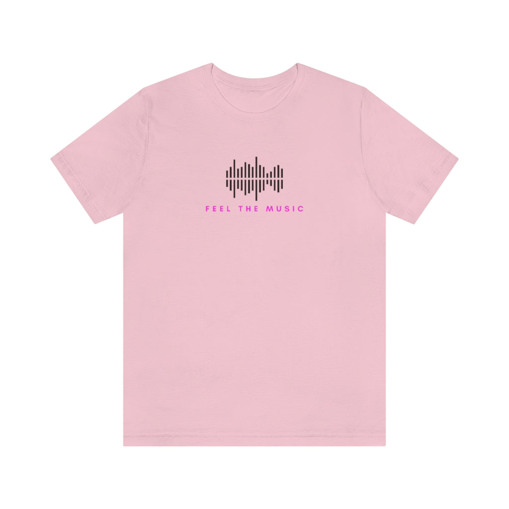 "Feel the music" - Unisex t-shirt (Pink)