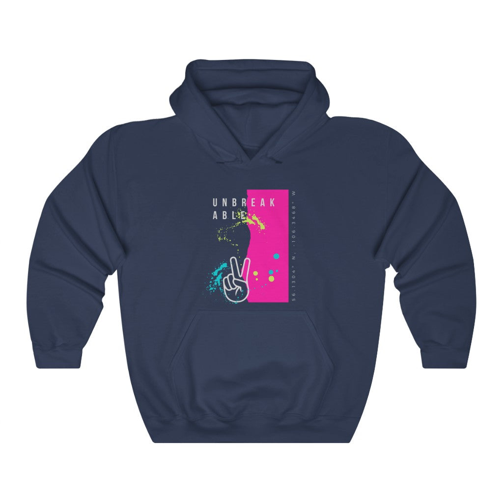 "Unbreakable" - Hoodies (Canada version - Navy, Black, Purple)