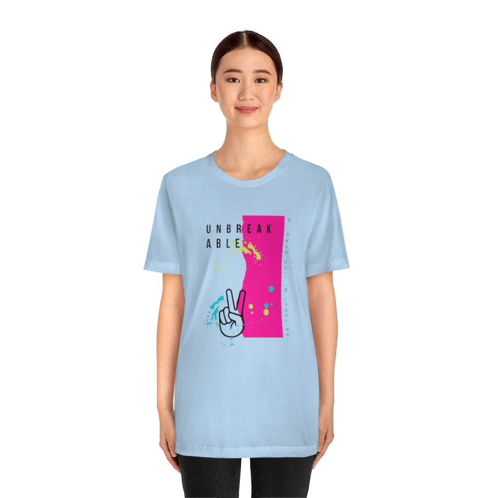 "Unbreakable" - T-shirt (Canadian version - Pink, Yellow, Light Blue, Olive, True Blue)