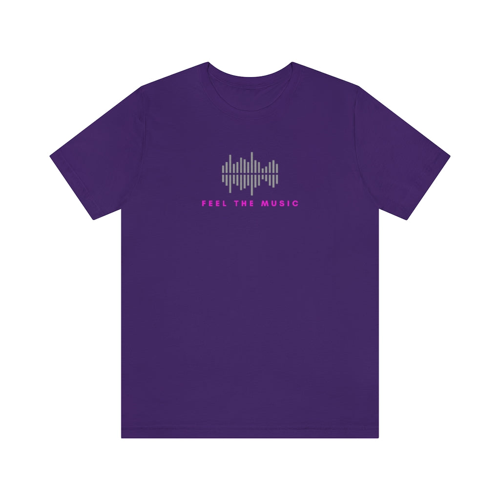 "Feel the music" - Unisex t-shirt (Purple)