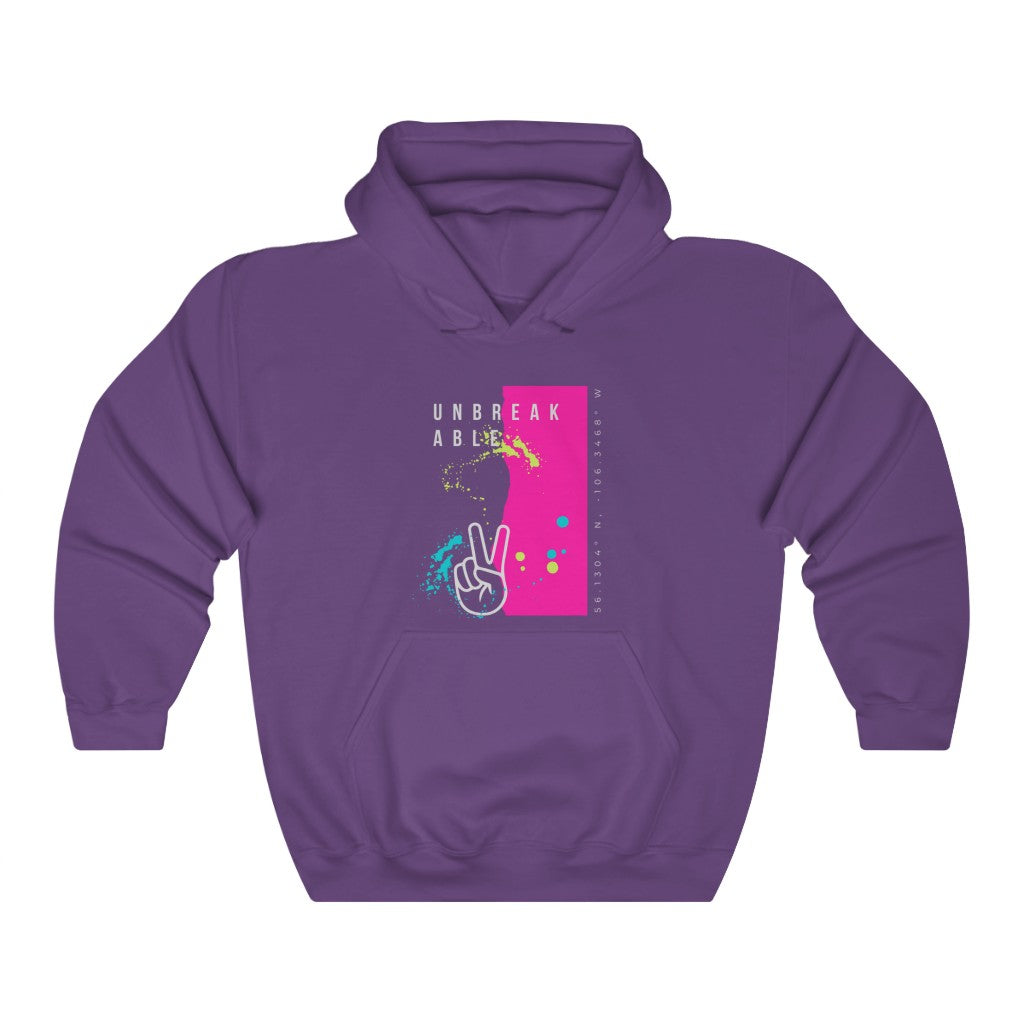 "Unbreakable" - Hoodies (Canada version - Navy, Black, Purple)