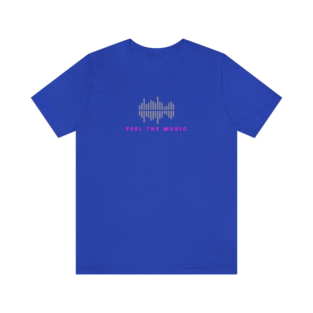 "Feel the music" - Unisex t-shirt (Blue)