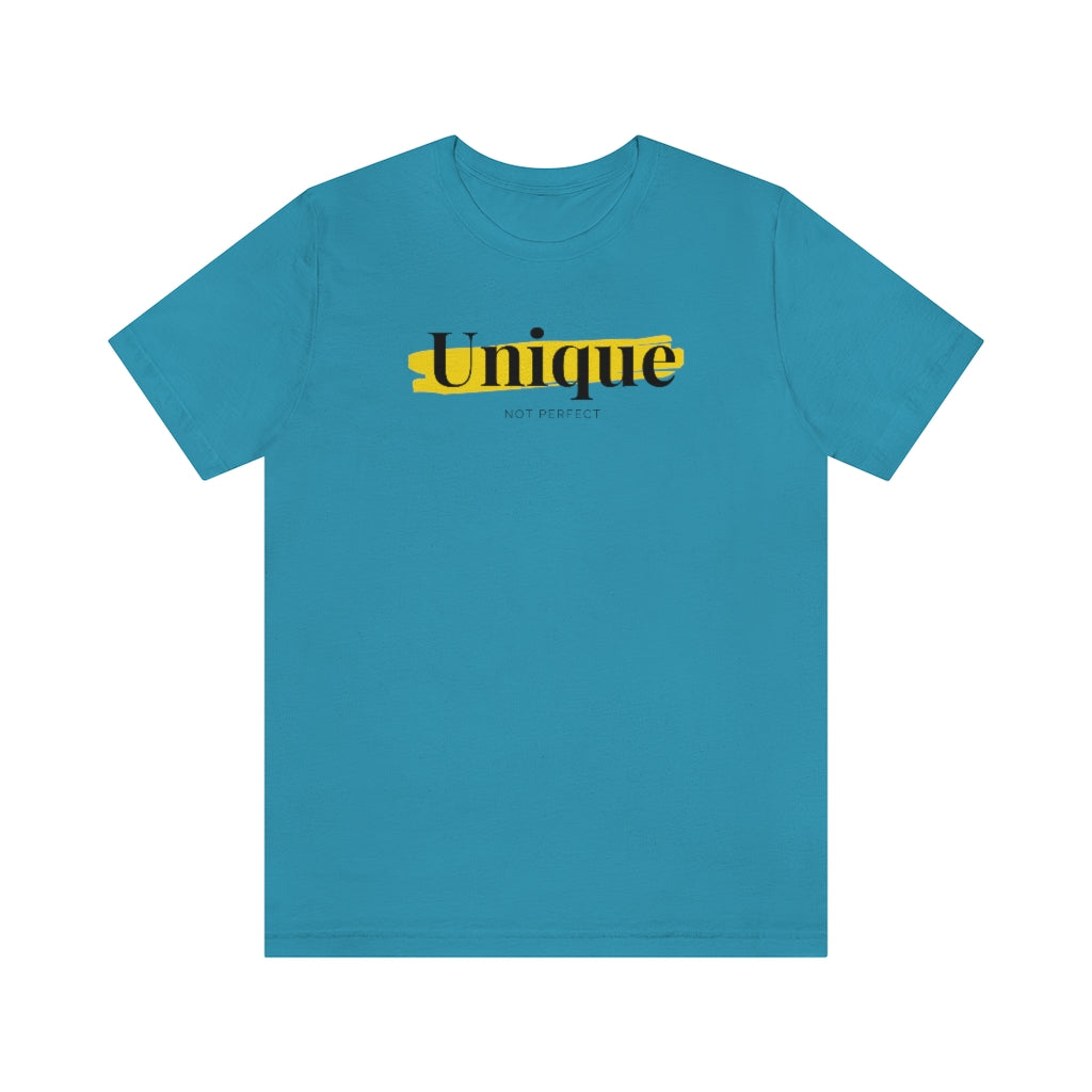 Unique. Not Perfect - Unisex t-shirt (Aqua) – MeloJeloStudios