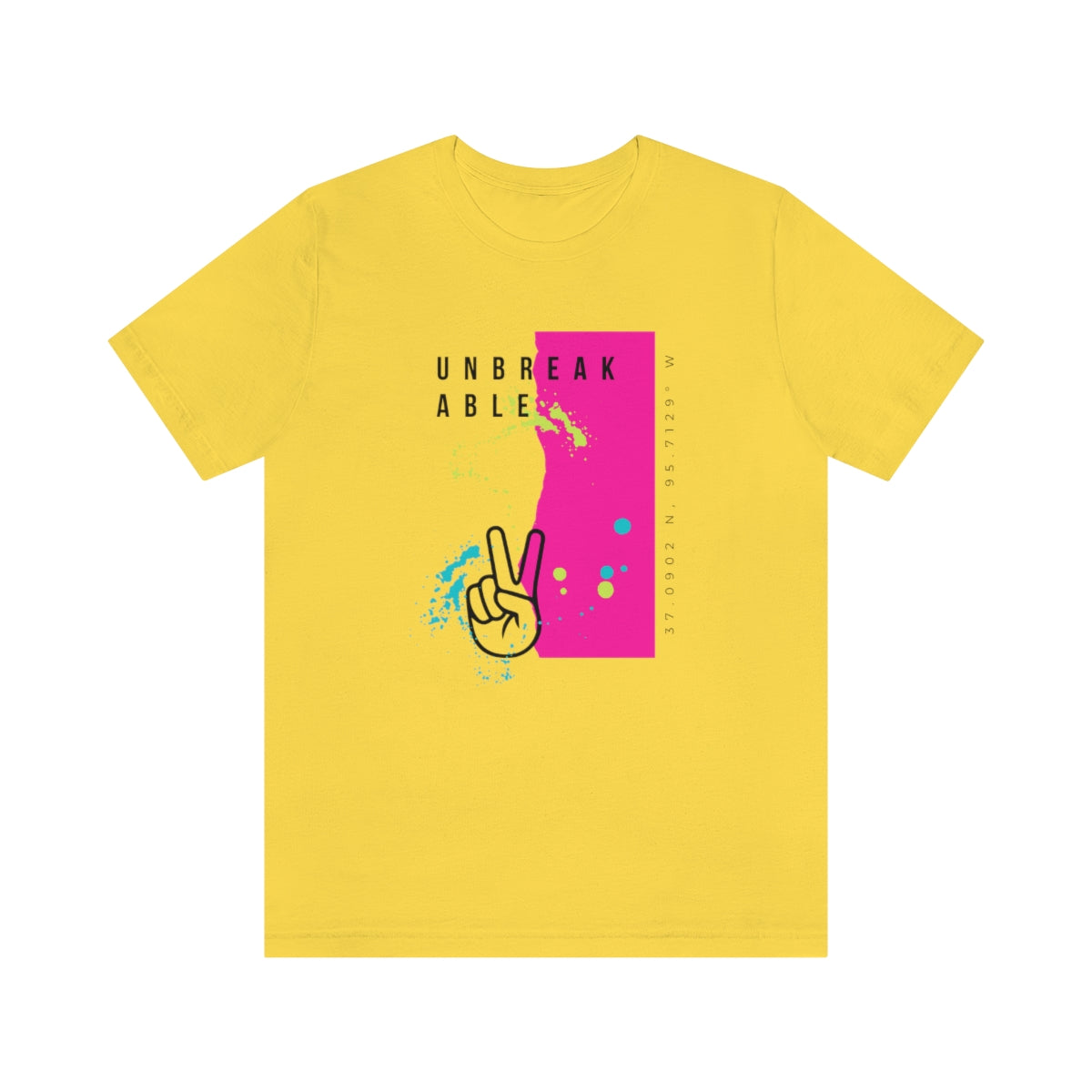 "Unbreakable" - T-shirt (U.S. version - Pink, Yellow, Light Blue, Olive, True Blue)