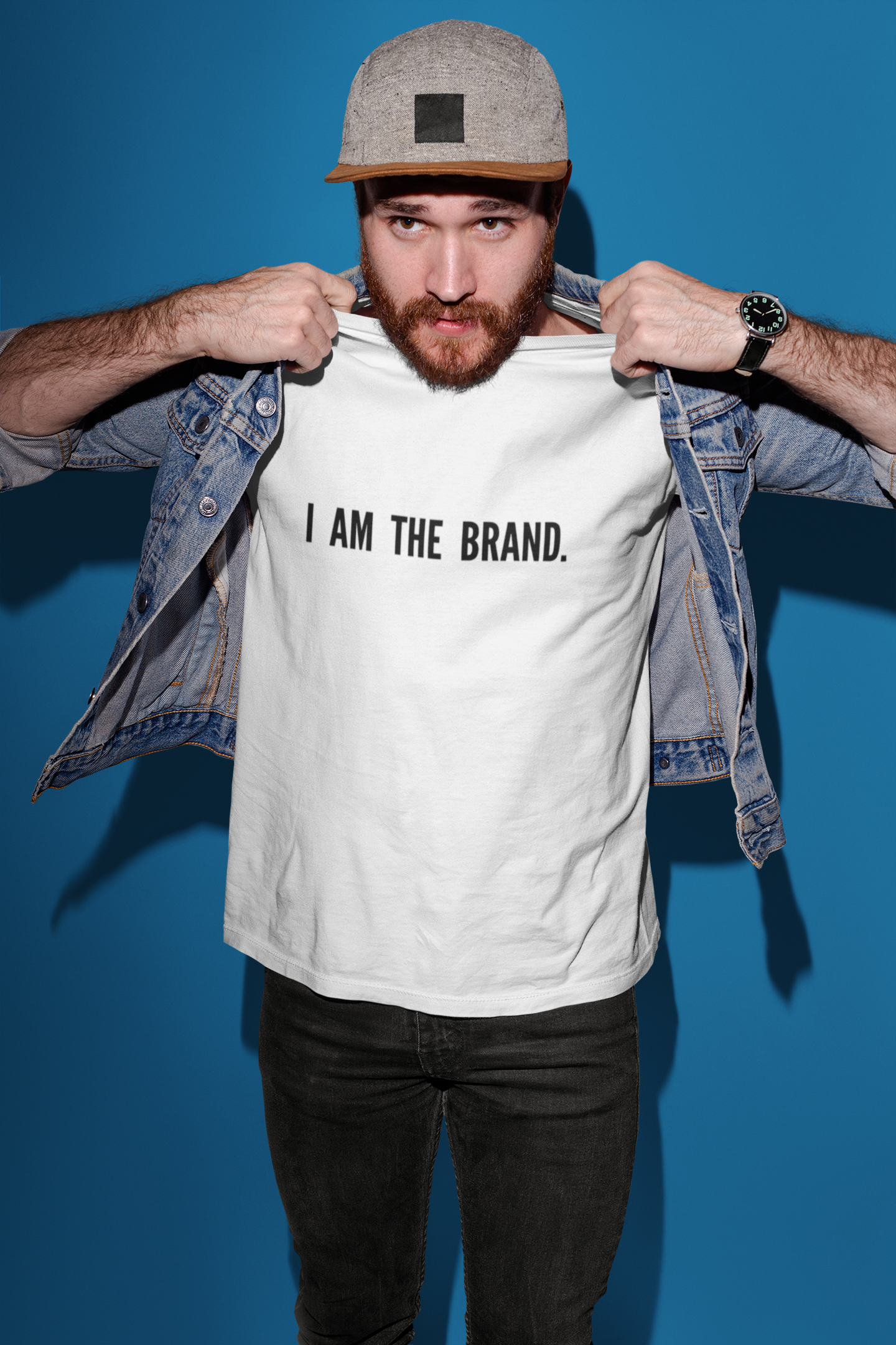 "I am the brand." - Unisex t-shirt (White)