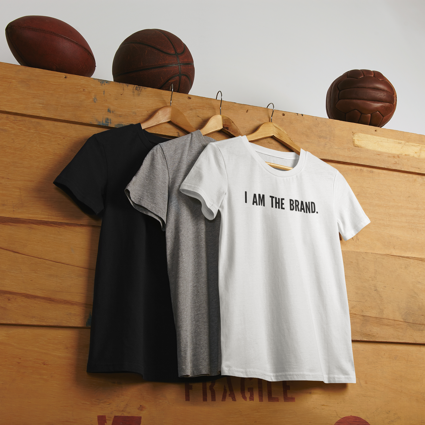 "I am the brand." - Unisex t-shirt (White)