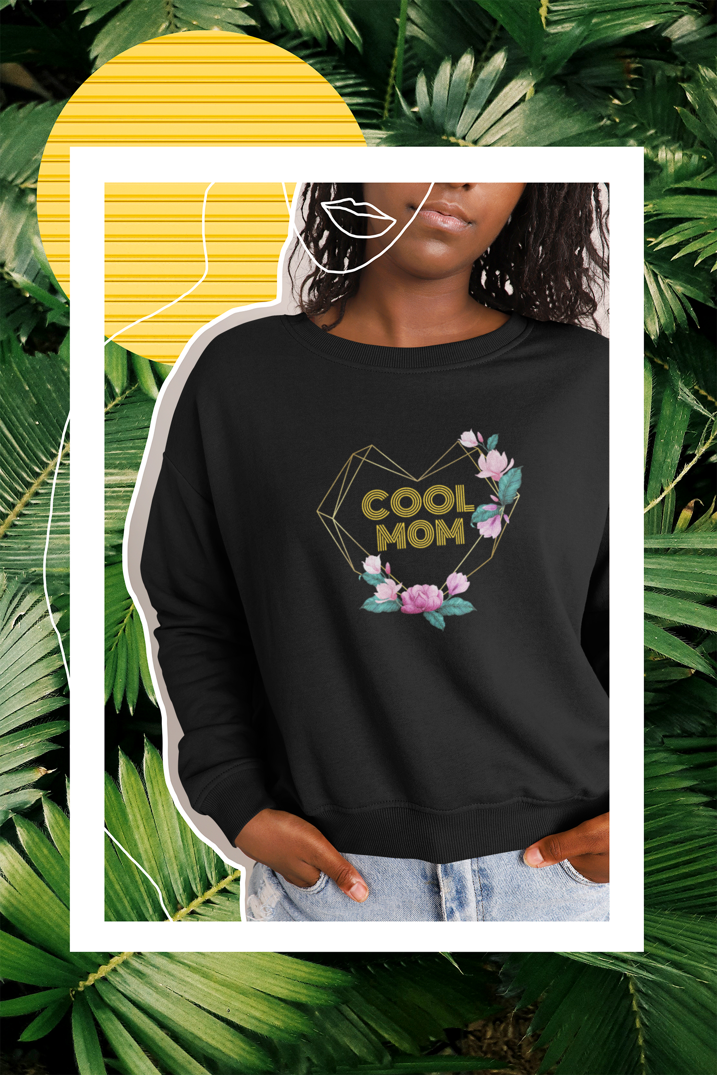 "Cool Mom" -Sweatshirt