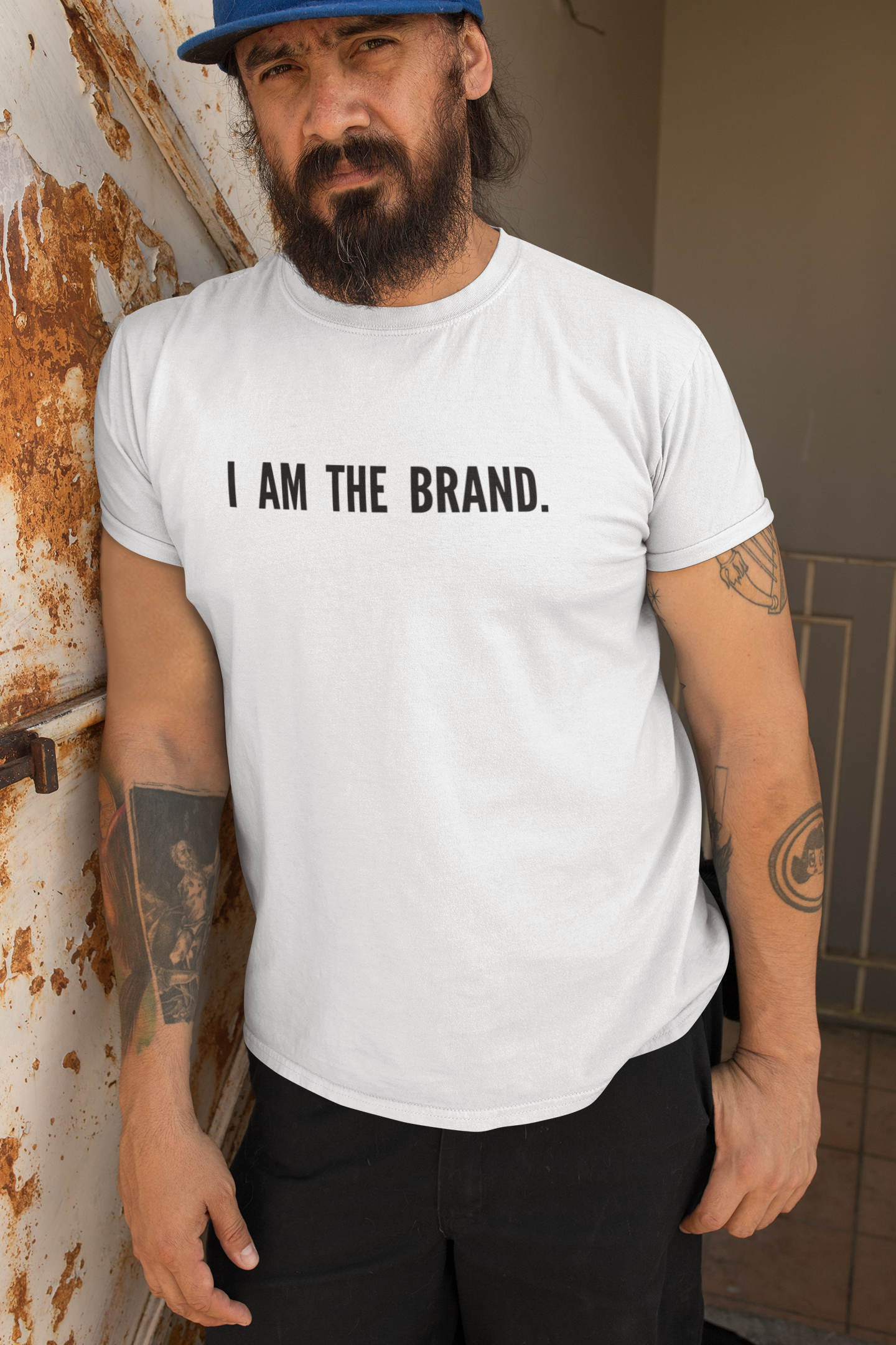 "I am the brand." - Unisex t-shirt (White)