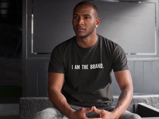 "I am the brand." - Unisex t-shirt (Black)