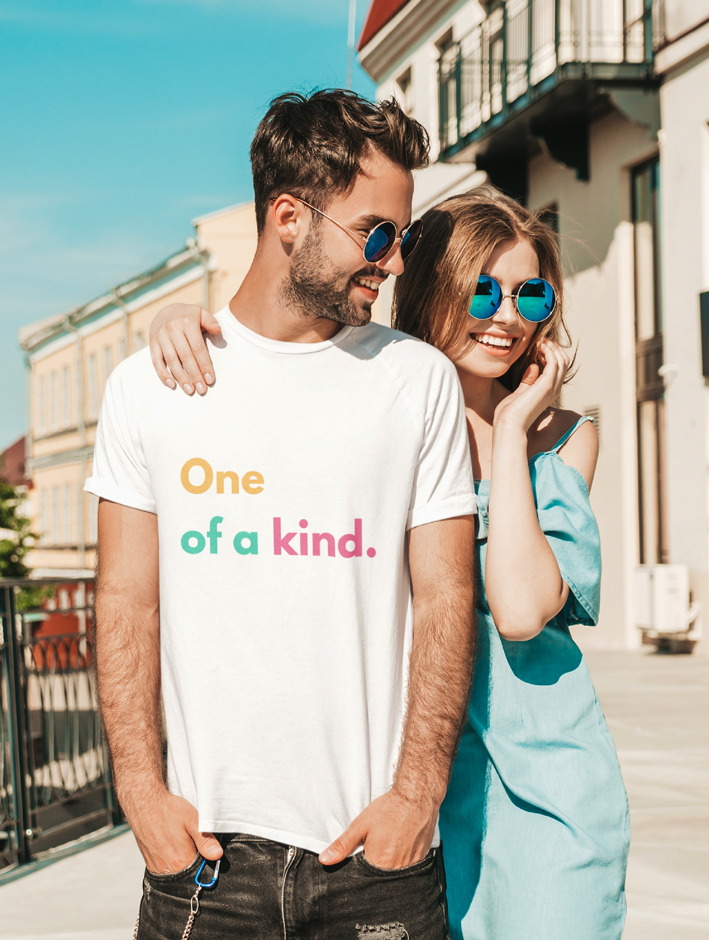 "One of a kind" - Unisex t-shirt (White)