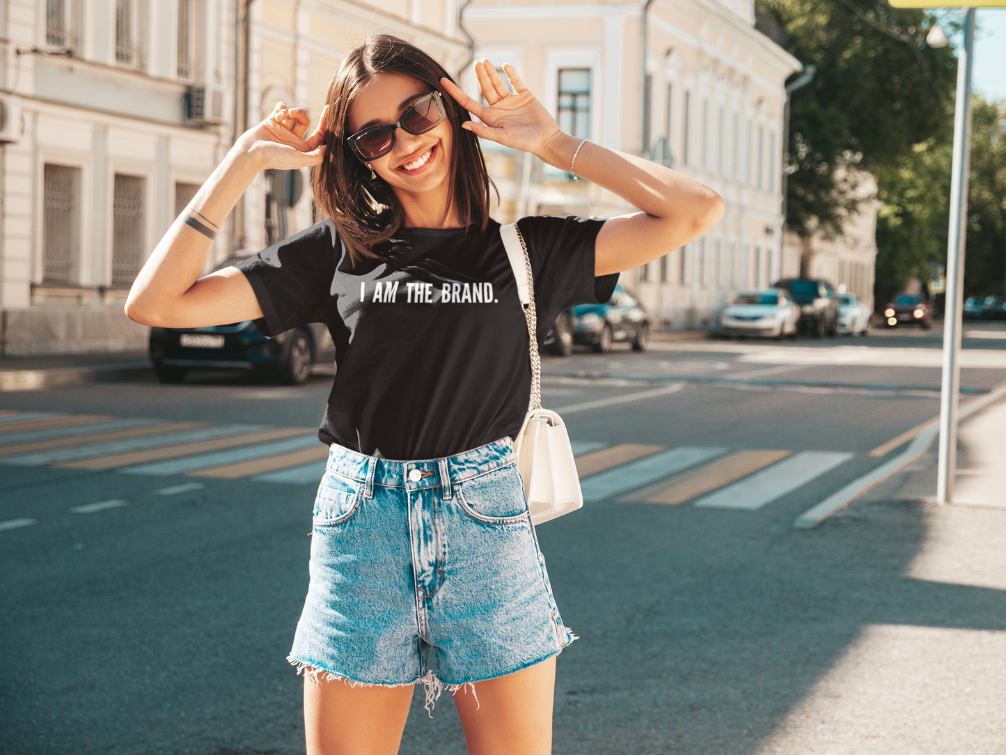 "I am the brand." - Unisex t-shirt (Black)